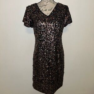 🩶🤎Vince Camuto Sequin Dress🤎🩶